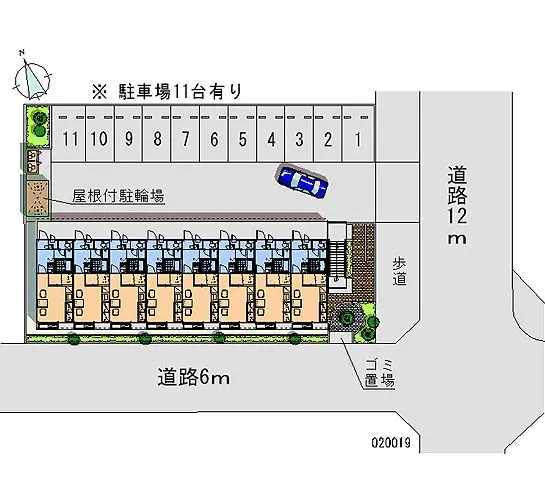 ★手数料０円★掛川市杉谷南１丁目　月極駐車場（LP）